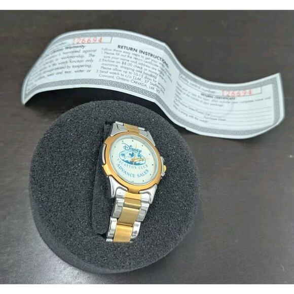 Disney Vacation Club Advance Sales 2000 Collectible Watch & Mug Cup As Is - Picture 7 of 12